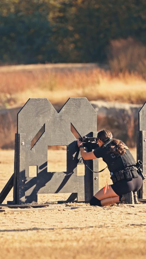 Frame from Jake Mizell's film of Jenay at the Ohio Tactical Games